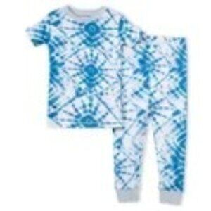 Baby Organic Cotton 2 Piece Shirt and Pants Tie Dye Open Seas 2T
